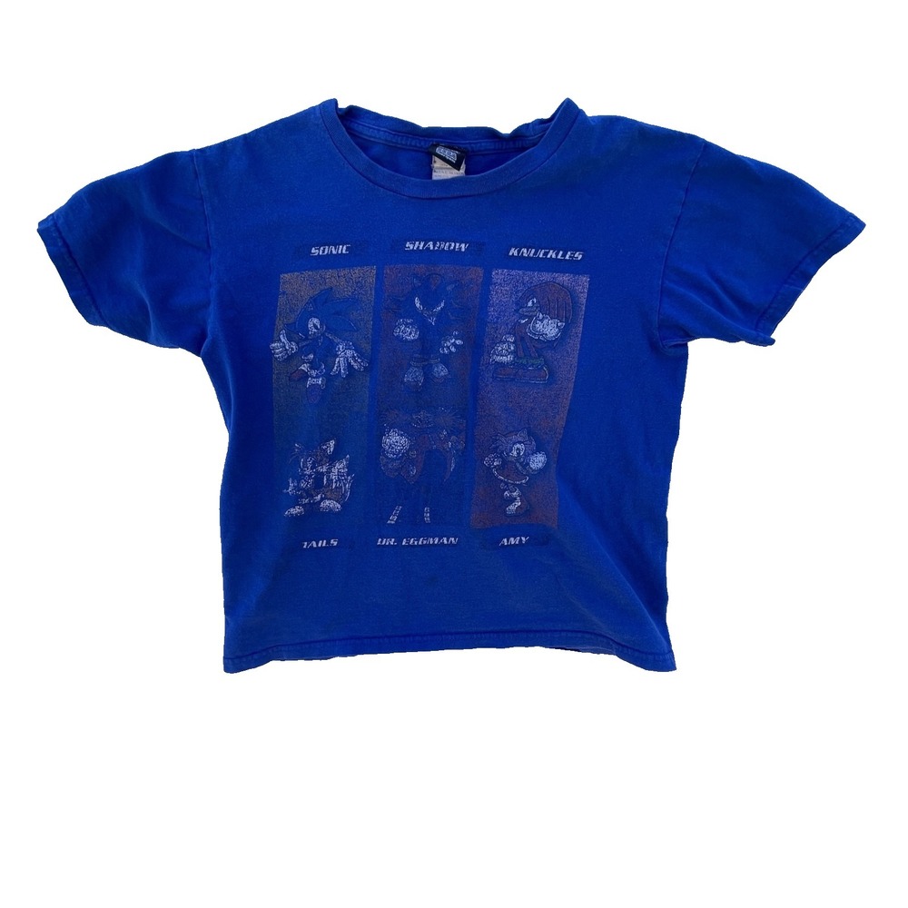 Vintage SEGA Genesis Sonic The Hedgehog T Shirt Kids Graphic Master System Rare